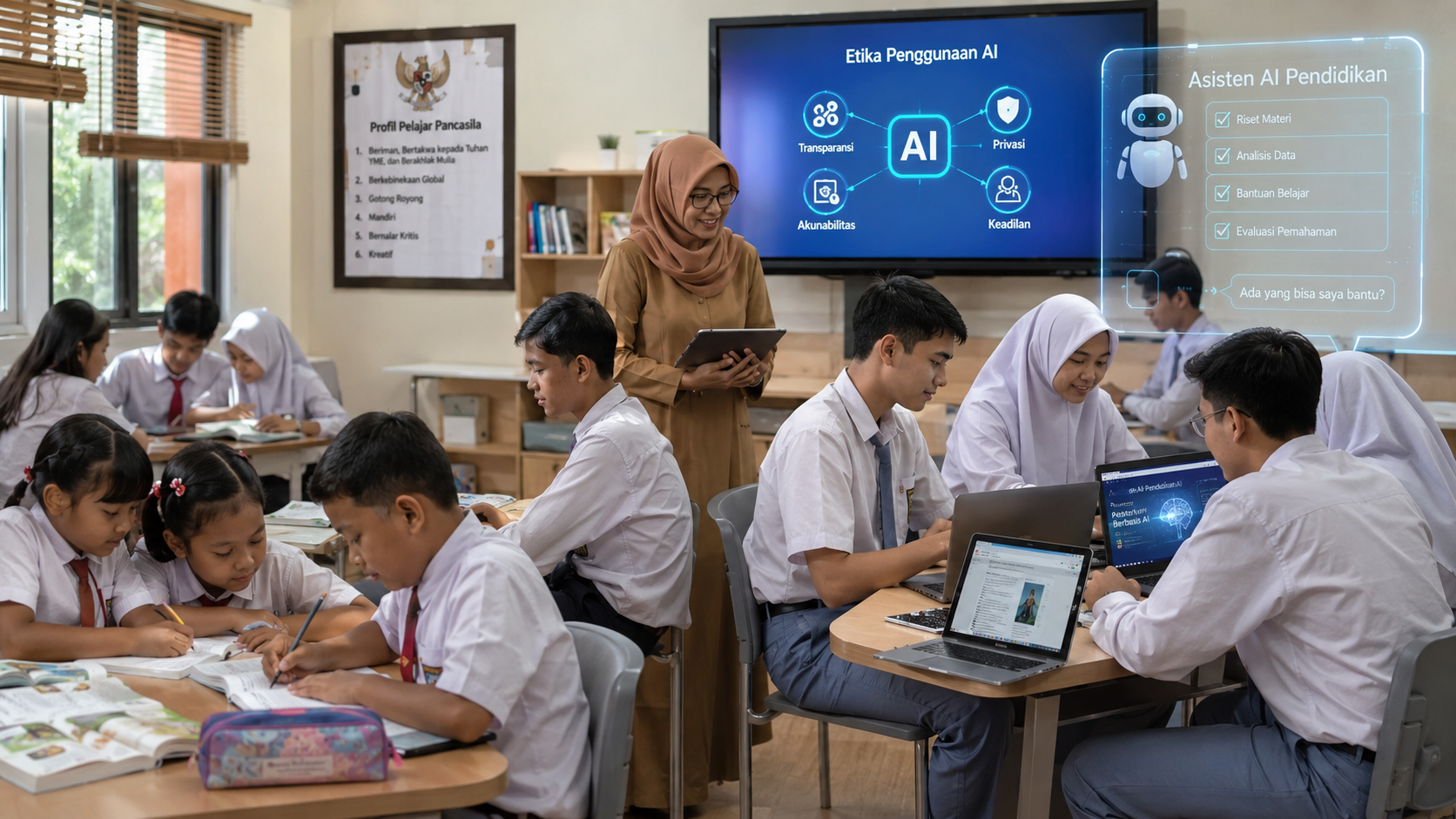 SKB 7 Menteri AI Pendidikan 2026: Ini Aturan ChatGPT di Sekolah per Jenjang